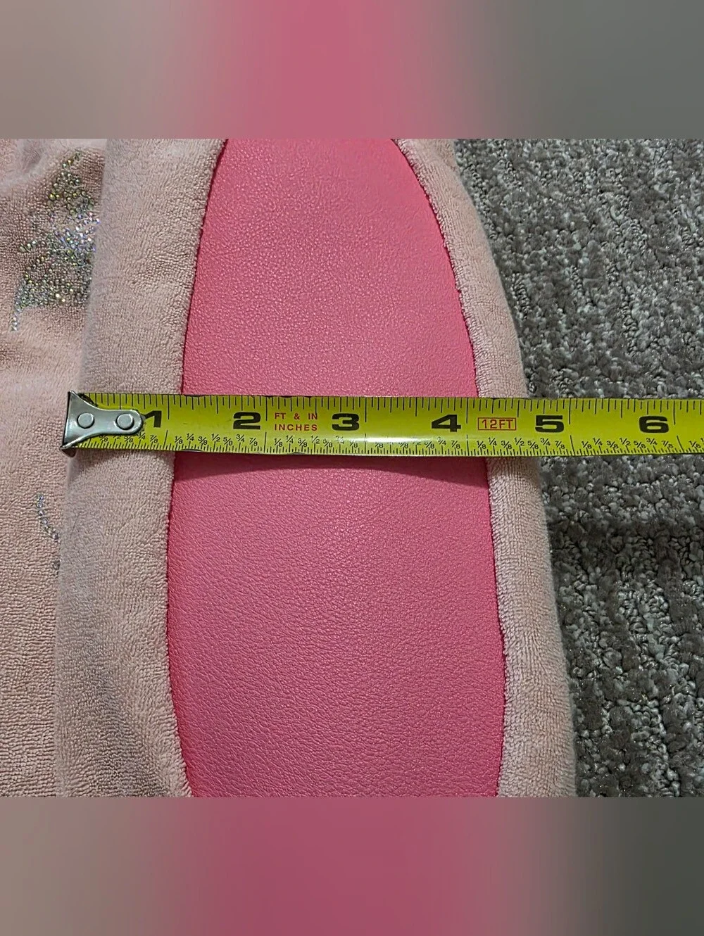 Juicy Couture Wingin' It Pink Terry Hobo Bag Trashy Y2K Bedazzled Princesscore